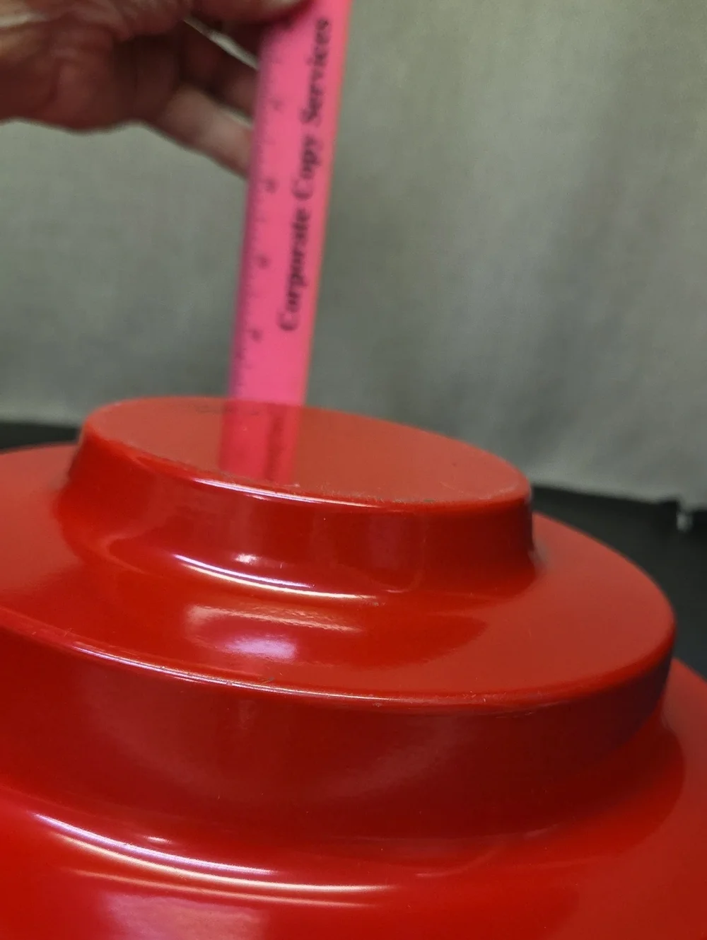 3-Tier cake mold pan red EUC Prime Way Co. Doubles as Devo Energy Dome!